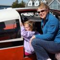 Amber tries out the General Lee